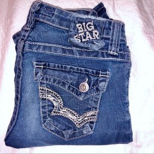 Big Star Maddie Mid-Rise Fit w Flap Pocket Sz 26